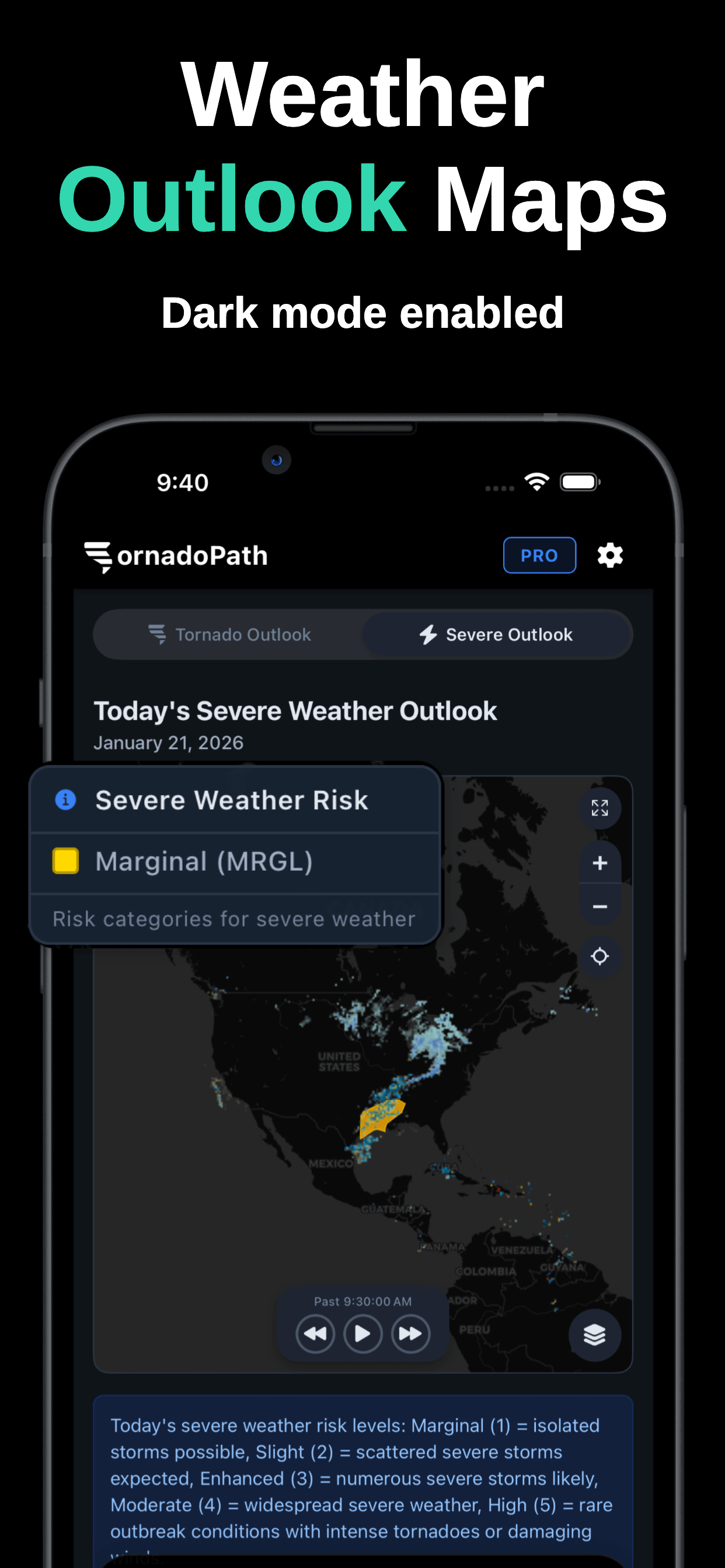 Weather Outlook Map - SPC daily tornado and severe weather outlooks