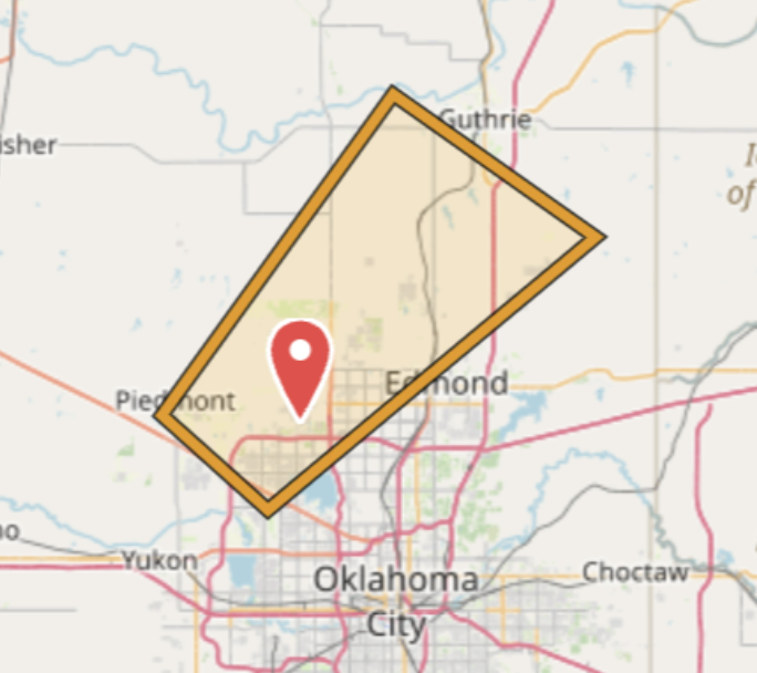 Warning polygon detection